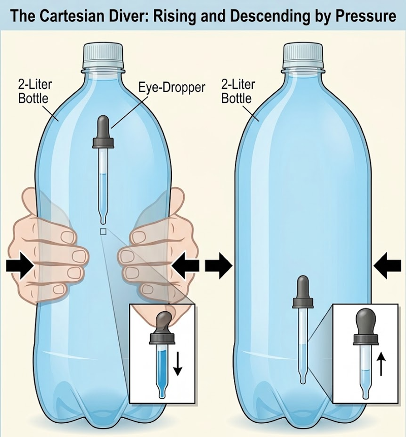 Diver in Bottle